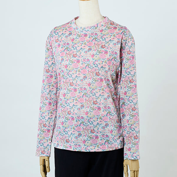 花柄プリントカットソー ｜50代60代70代のレディースファッションを