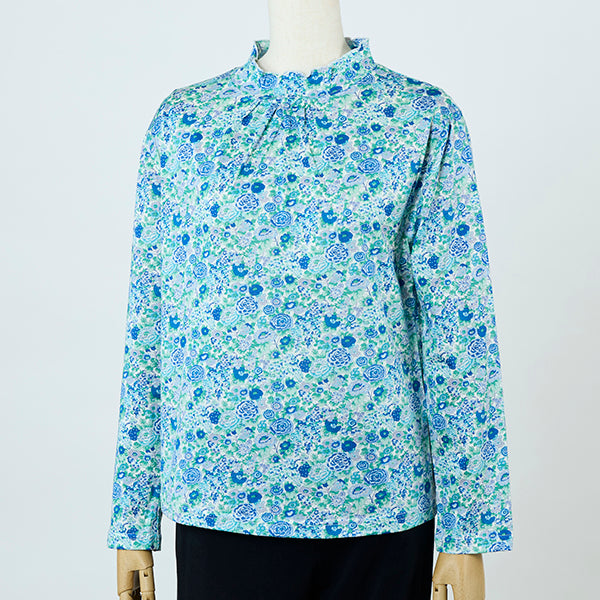 花柄プリントカットソー ｜50代60代70代のレディース